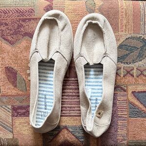 Time and Tru Cream Flats